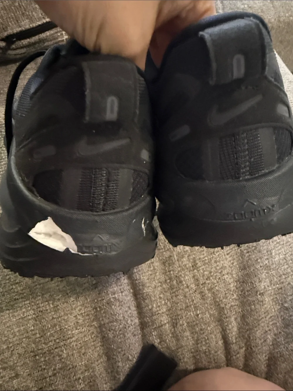 Nike All-Black Performance Running Shoes